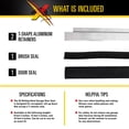 thumbnail image 5 of Xcluder X2 Rodent Proof Roll-up Door Seal Kit; 8ft. x 2in. x 1.625in., 5 of 6