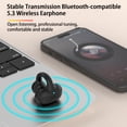 thumbnail image 3 of Auriculares deportivos SUSUchens M-S8 de conducción ósea con clip para la oreja, resistentes al agua, compatibles con Bluetooth, sonido HiFi 5.3, inalámbricos, color negro., 3 of 8