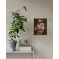 thumbnail image 3 of Drsoum Framed Canvas Wall Art Vintage Rose Flower Classical Painting 11x14in Room Decor for Bathroom Bedroom Living Room - Natural Framed, 3 of 8
