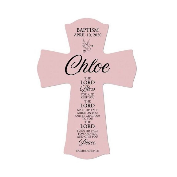 LifeSong Milestones 8x11.25in Black Wall Cross_Chloe Confirmation