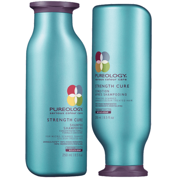 Pureology Strength Cure Shampoo And Conditioner 8.5 oz Duo