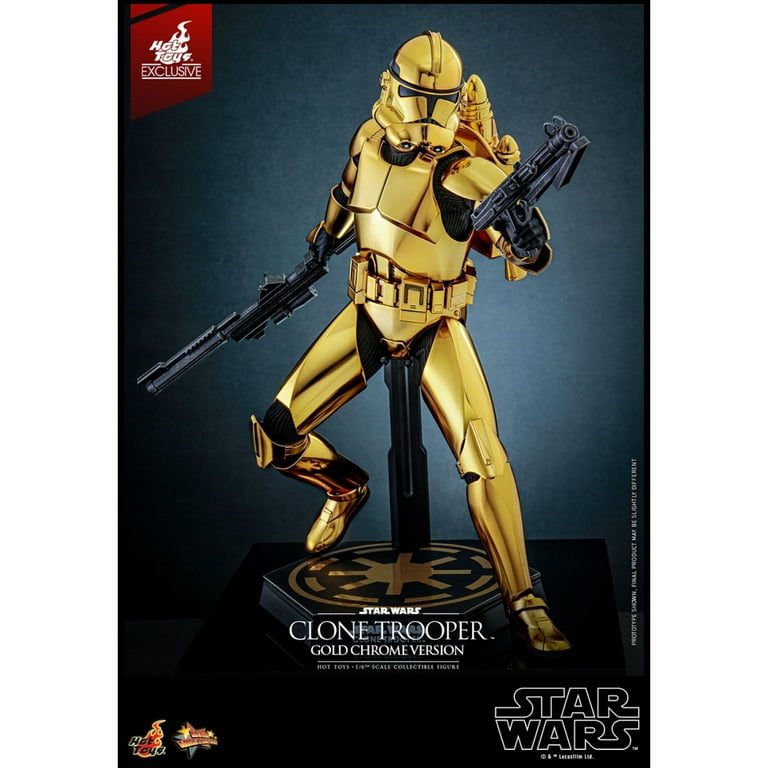 Clone Trooper (Gold Chrome Version) MMP Fully Poseable Exclusive
