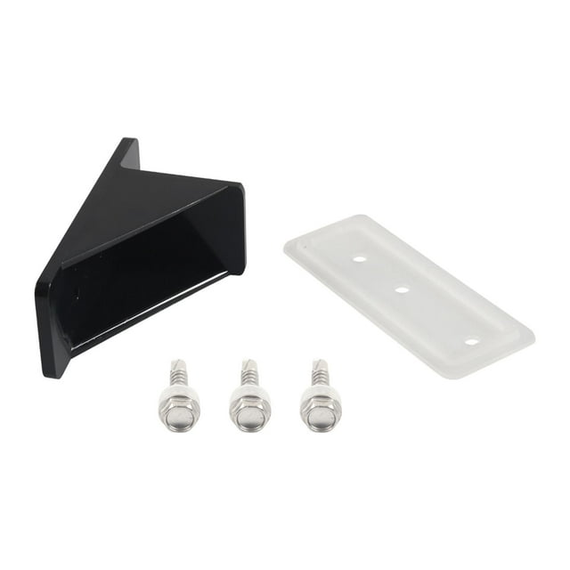 jinwen Snow Guard with Seal Gaskets and Screws,Easy to Use Sturdy Lightweight Practical Replacement RV Accessories Snow Stop Black