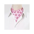 thumbnail image 5 of INSPIRE CHIC Cravat Ties for Men Polka Dots Cravat Wedding Party Casual Ascot Tie Pink One Size, 5 of 5