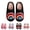 Black, variant on Dakaela Kids' Cute Plush Slippers Girls Boys Non Slip House Shoes Winter Warm Indoor Outdoor Slides 2-11Y