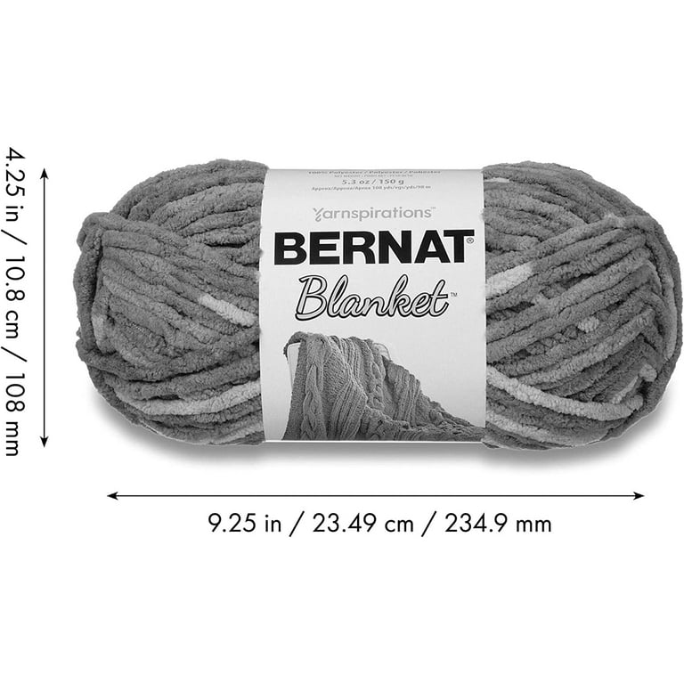 Spinrite Bernat Blanket Yarn Light Teal 1 Pack of 3 Skein