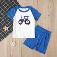 thumbnail image 2 of TAIAOJING Baby Boy Clothes Outfits Sleeve Short Cartoon Tops+Shorts T-shirt Children Set Pajamas Kids Print Baby Clothes, 2 of 4