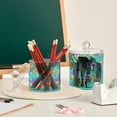 thumbnail image 6 of Grapes on Blue Background Translucent Plastic Cotton Swabs Canisters Large Medium Set, 6 of 6