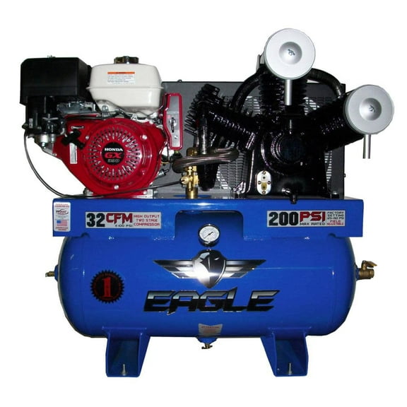 Eagle Compressor 30 Gallon Stationary Gas Air Compressor