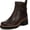 Coffee Bean Brown, variant on Women's Darry Strap Bootie Black Leather 10W