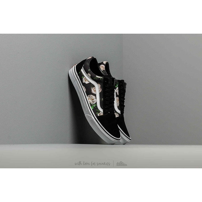 Romantic floral top old skool shoes