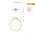 thumbnail image 4 of ANGARA Natural 0.12 Ct. Diamond Classic Ring in 14K Yellow Gold for Women (Ring Size: 3), 4 of 9