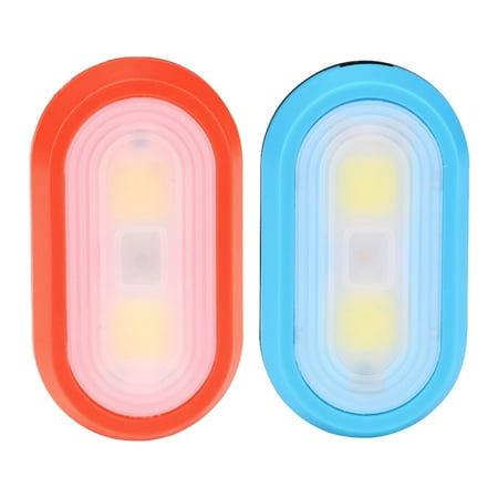 

NICEXMAS 2pcs Pocket Clip Light Night Running Light (Red Blue without Battery)