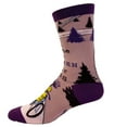 thumbnail image 4 of Women's Put The Fun Between Your Logs Socks Funny Bicycle Biking Graphic Novelty Footwear, 4 of 7