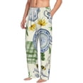 thumbnail image 2 of Easygdp Vintage Utensils Men's Pajama Pant, Sleep Elastic Waistband Lounge Pants - Medium, 2 of 9