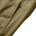 thumbnail image 6 of ZCFZJW Men's Lightweight Bomber Jacket with Zipper Pocket Casual Fall Winter Long Sleeve Thin Daily Outdoor Windbreaker Jackets Coat Khaki XXL, 6 of 8