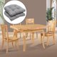 thumbnail image 4 of Cojines de asiento, cojines de respaldo, cojines de asiento para sillas de cocina y patio Gris claro, 4 of 9