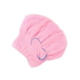 thumbnail image 2 of Advancent Gorro de ducha absorbente de agua, gorro de baño de microfibra grueso, decoración con lazo, envolturas suaves, accesorio de toalla para el Juegos de accesorios de baño Rosado Advancent HA067519-01, 2 of 6