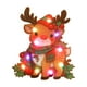 thumbnail image 2 of Uuiauoio Luminous Christmas Pendant, LED Light Up Decor for Tree, Window and Holiday Displays, Battery Powered KT Board Ornament with Traditional Holiday Motifs, 2 of 6