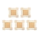 thumbnail image 1 of Marco de Madera de 5 Piezas para Marco de Fotos de Arcilla Panel de Madera Pintado a Mano con Buena Forma, 1 of 9