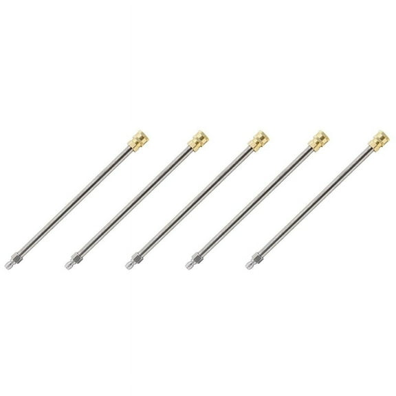 5X Pressure Washer Extension Rod 17-Inch Stainless Steel 1/4 Inch Quick-Connect Electric Washer Nozzle