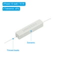 thumbnail image 3 of Unique Bargains 10 Pcs Résistances 25 Ohm, Résistance Céramique 10W Kit de Résistance de Puissance Tolérance 5 % pour Adaptateurs Audio, 3 of 4