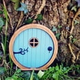 thumbnail image 2 of Ramiter Miniature Doors For Trees Outdoor Miniature Door For Tree Decoration Garden Accessories, 2 of 3