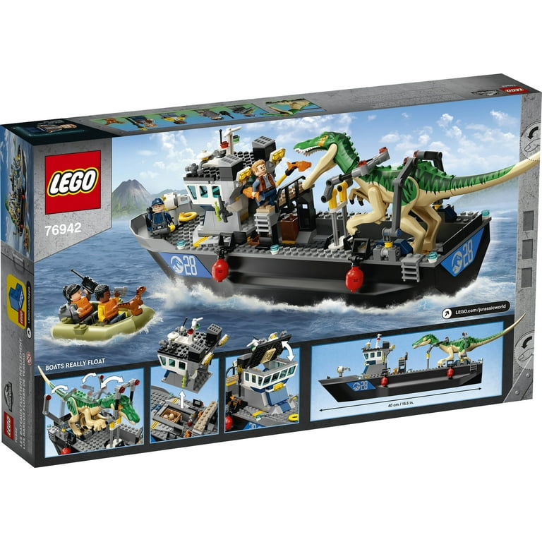 LEGO Jurassic World Park sets: Baryonyx Dinosaur Boat Escape 308