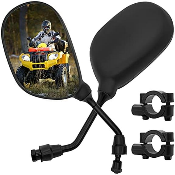 ATV Rear View Mirror, 360 Degrees Ball-Type ATV Side Rearview Mirror with 7/8" Handlebar Mount for Motocycle Scooter Moped Sportsman Dirt Bike Cruiser 4 wheeler mirrors$$Vehicle Parts & Accessories