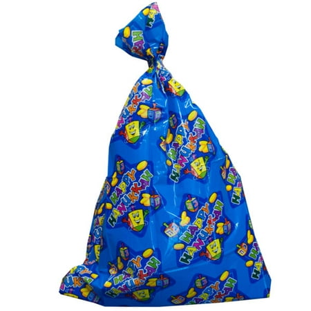 Jumbo Hanukkah Plastic Gift Bags Pack Of 24 Jumbo Hanukkah Plastic Gift Bags Pack Of 24