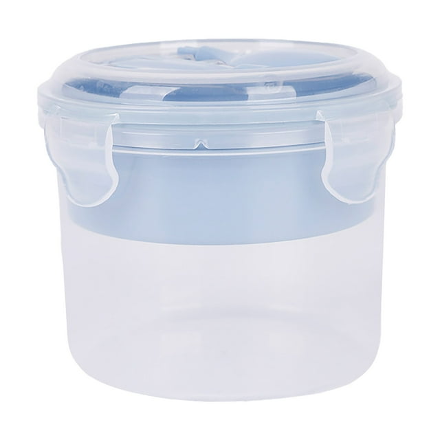 Clearance! Tumbler Set For Kitchen Portable Reusable Parfait Cups With Lids Yogurt Cup With Topping Cereal Or Oatmeal Container Leak Proof Breakfast On The Cups For Meal Pre Protion Coffee M Blue