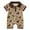 Coffee, variant on Baby Rompers Boy Cow Print Short Sleeve Romper Sweatshirt 2t Farm Animal Theme Playwear Baby Boy Clothes Set Girls 3-6 Months Outfits 12 Month Boy Outfits Kids Outfits Boys
