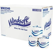 Angle View: Windsoft Bath Tissue 2-Ply 500 Sheets, 96 Rolls