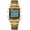 Gold, variant on Men's Digital Watch, 30M Waterproof Square Sport Watch with Stainless Steel Band, Alarm, Stopwatch, Countdown Timer, Date, 12/24 Hour Display, EL Backlight Wristwatch