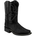 thumbnail image 1 of Retro Embroidery Chunky Middle Heels Riding Boots Women Casual Short Ankle Booties Western Cowboy Cowgirl Warm Shoes, 1 of 2
