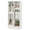 White, variant on YYAo Bookcase Shelf, Bookshelf, Book Storage Rack, 41 Inches 5-Cube Floor Bookcase with 2 Anti-Tipping Kits-White