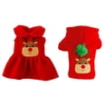 thumbnail image 6 of Female Pet Girl Warm Sweaters Skirt Christmas Dog Princess Dress Clothes Sweaters, 6 of 6