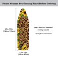 thumbnail image 5 of HELLHERO Leopard Sunflower Nurse Ironing Board Covets Elastic Edge Soft and Comfortable Easy to Install Ironing Board Cover for Ironing Table, 5 of 5