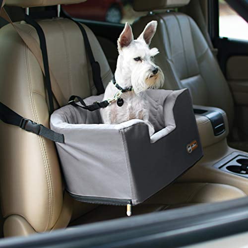 K&H PET PRODUCTS Hangin' Bucket Booster Toy Breed Gray 16 X 14.5 Inches