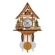 thumbnail image 1 of Reloj despertador Inteprter Bird Time Bell Swing Estilo de imitación de madera diales fáciles de leer, 1 of 6