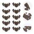 thumbnail image 4 of 10pcs caja de madera esquinas protectoras con esquinas decorativas vintage protector, 4 of 8