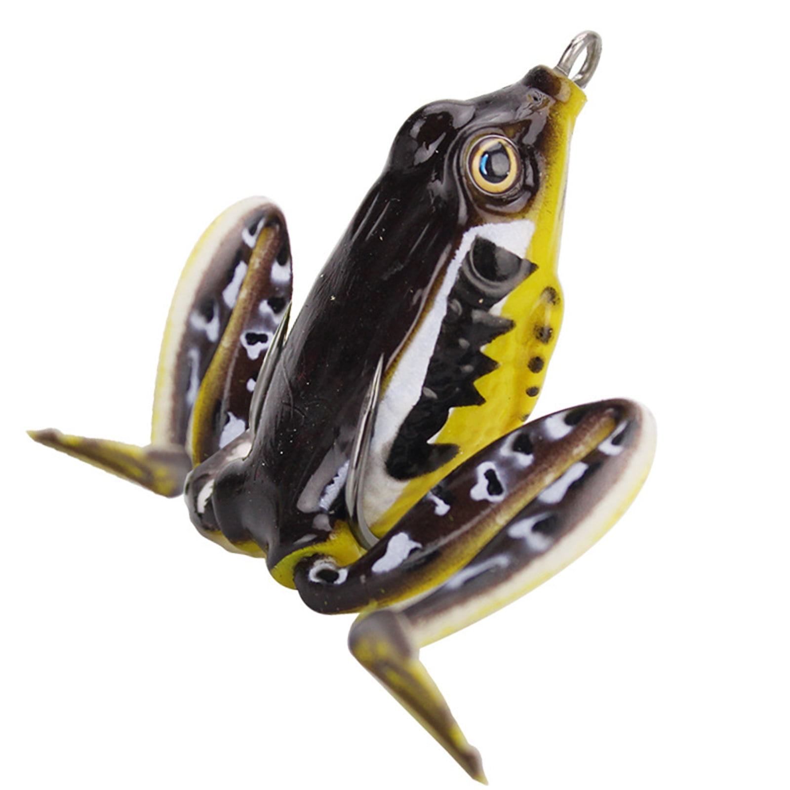 Frogs Crankbait Lures 5cm Topwater Frogs Lures Artificial Fishing Lures with Hook Swimbait for Trout Soft Frogs Baits