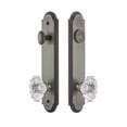 thumbnail image 2 of Grandeur Arc Tall Plate Single Cylinder One Piece Knobset with Biarritz Knob, 2 of 6