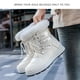 thumbnail image 5 of Botas De Nieve De Invierno Botas de plataforma de tobillo para mujer, cómodas botas de nieve planas, regalos para madres amigas Likrtyny Tenis De Mujer Tenis De Hombre, 5 of 6