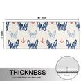 thumbnail image 5 of Kitchen Rugs Sets Of 2,Anchor and Bulldog Dog Anti Fatigue Kitchen Mat Rugs Non Slip Washable,Decorative Kitchen Floor Mats for Kitchen,Sink,Laundry,17"X47", 5 of 5