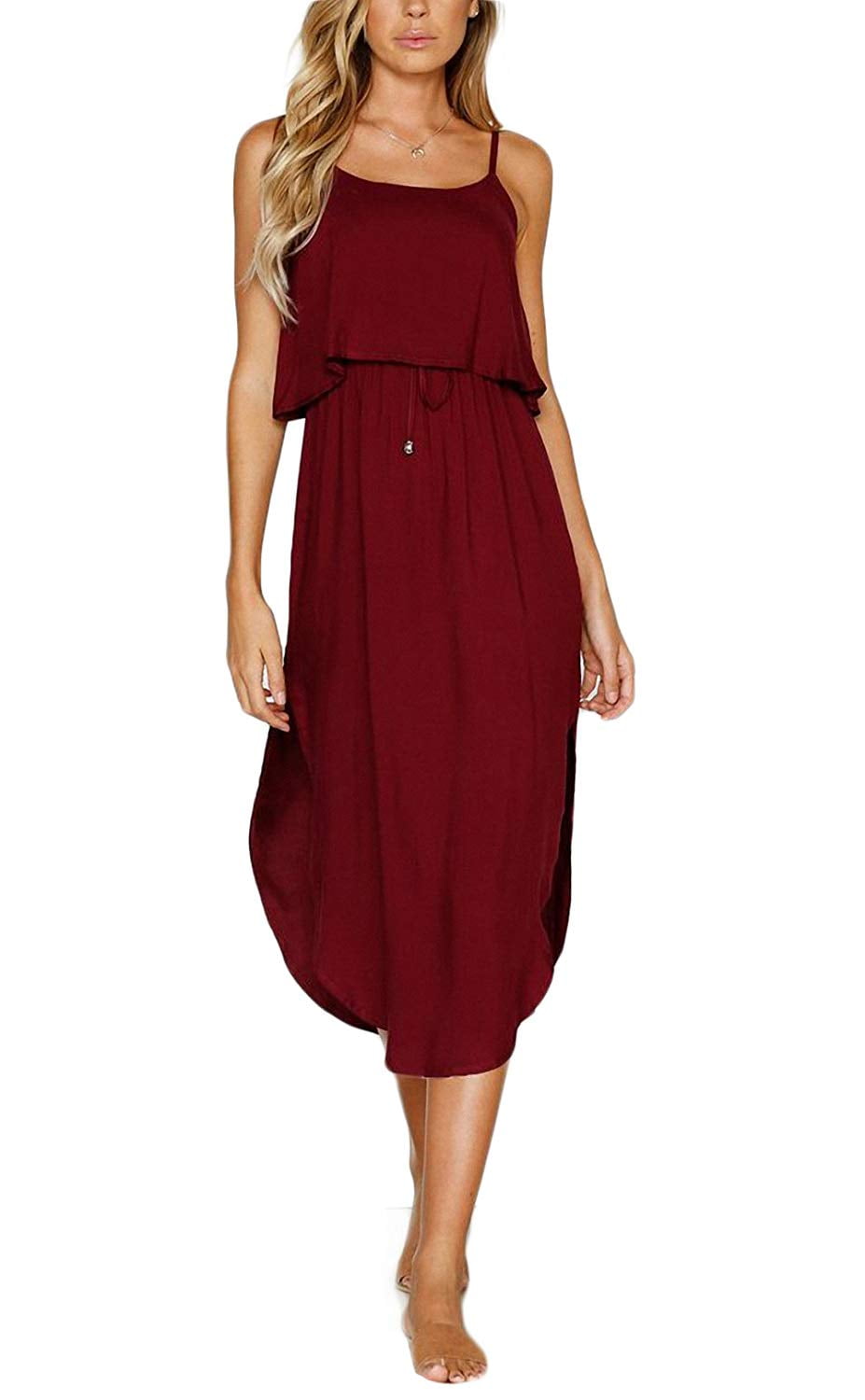 chiffon tank dress
