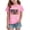 Pink, variant on US Flag & Eagle Kids' T-Shirt - 250th Anniversary Design, Poly & Spandex Blend, 100-160 Sizes, Multicolor (Blue, 13-14 Years)