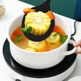 thumbnail image 4 of Kitchen Tools Silicone Colander Hot Pot Colander Soup Slag Spoon Oil Separator Integrated Silicone, 4 of 5