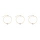 thumbnail image 5 of Tobilleras de aleación de Oro Sonducket con perlas falsas, 5 of 6
