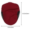 thumbnail image 4 of Phlegsive Kitchen Hat Waiter Cap Chef Costume Accessories for Men Red, 4 of 6